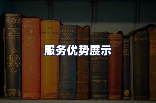 服务优势展示